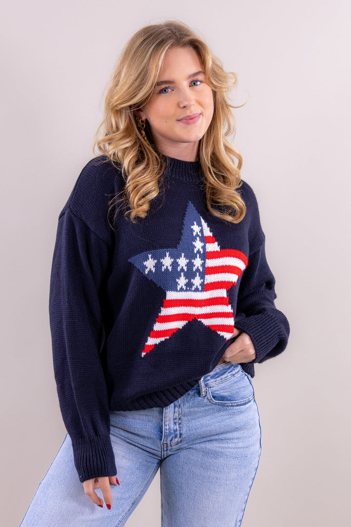 Usa star knit